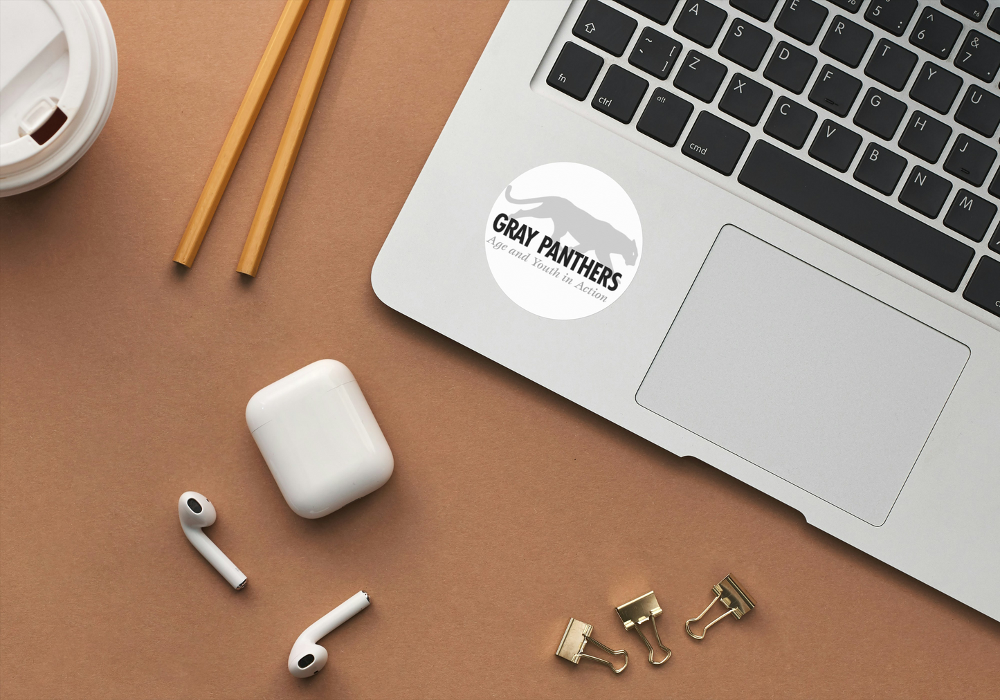 Gray Panther Club Sticker