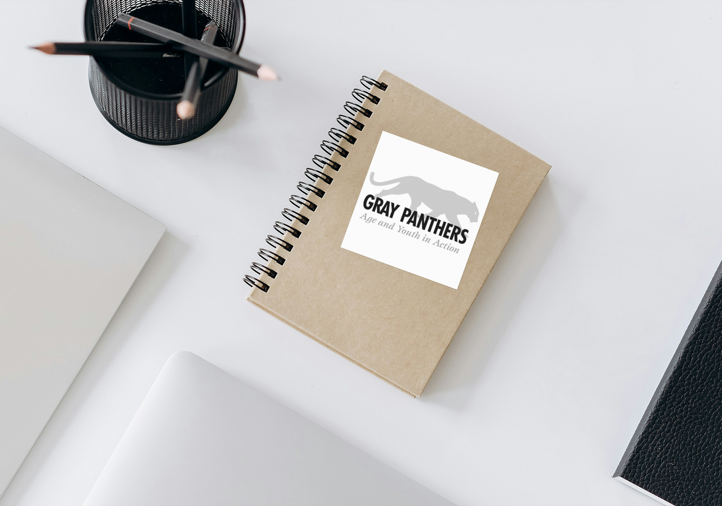 Gray Panther Club Sticker