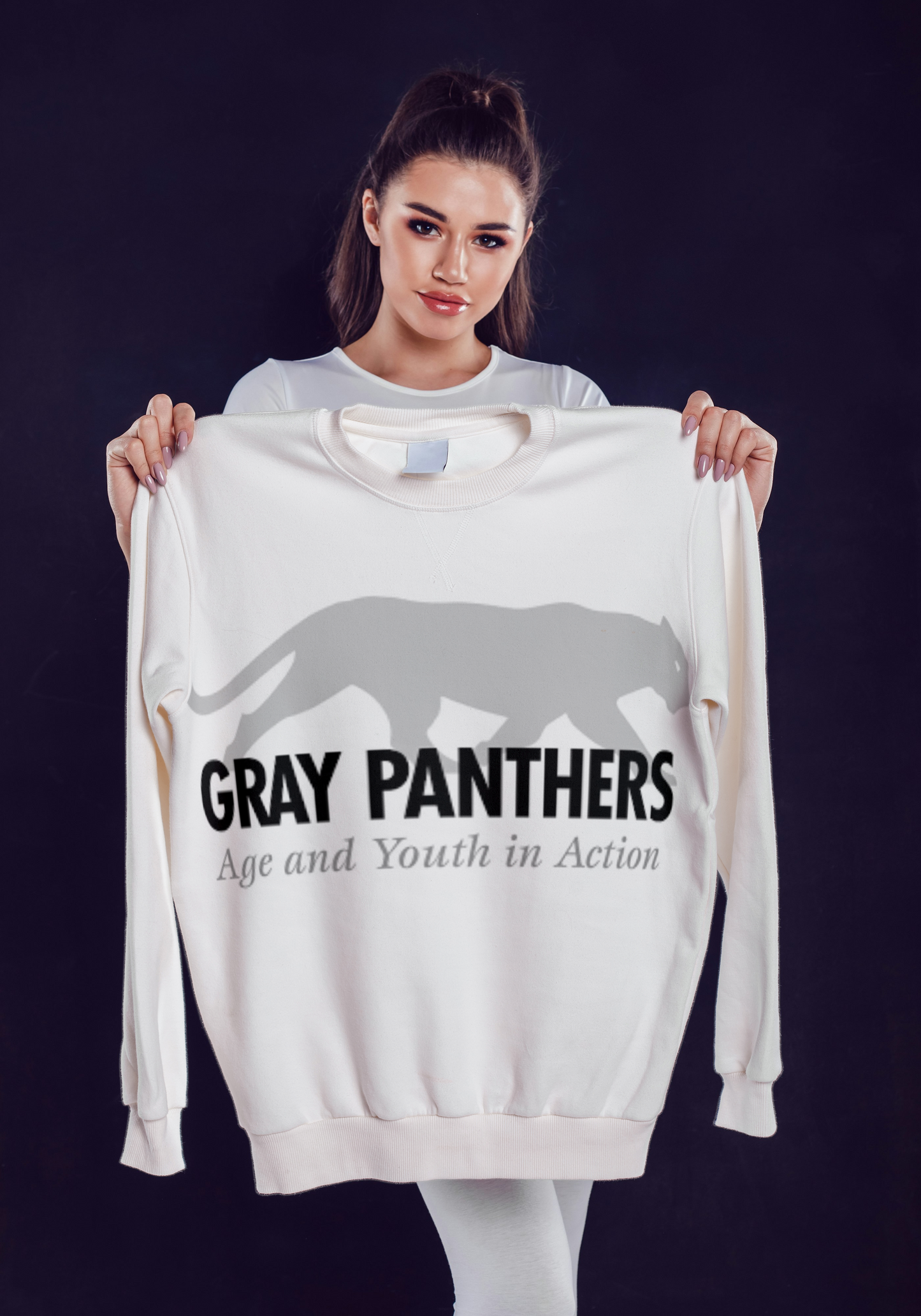 Gray Panther Club Sweatshirt